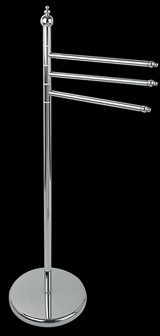 CA615 Стойка напольная с 3 полотенцедержателями h 95 см. bagno&associati Complementi