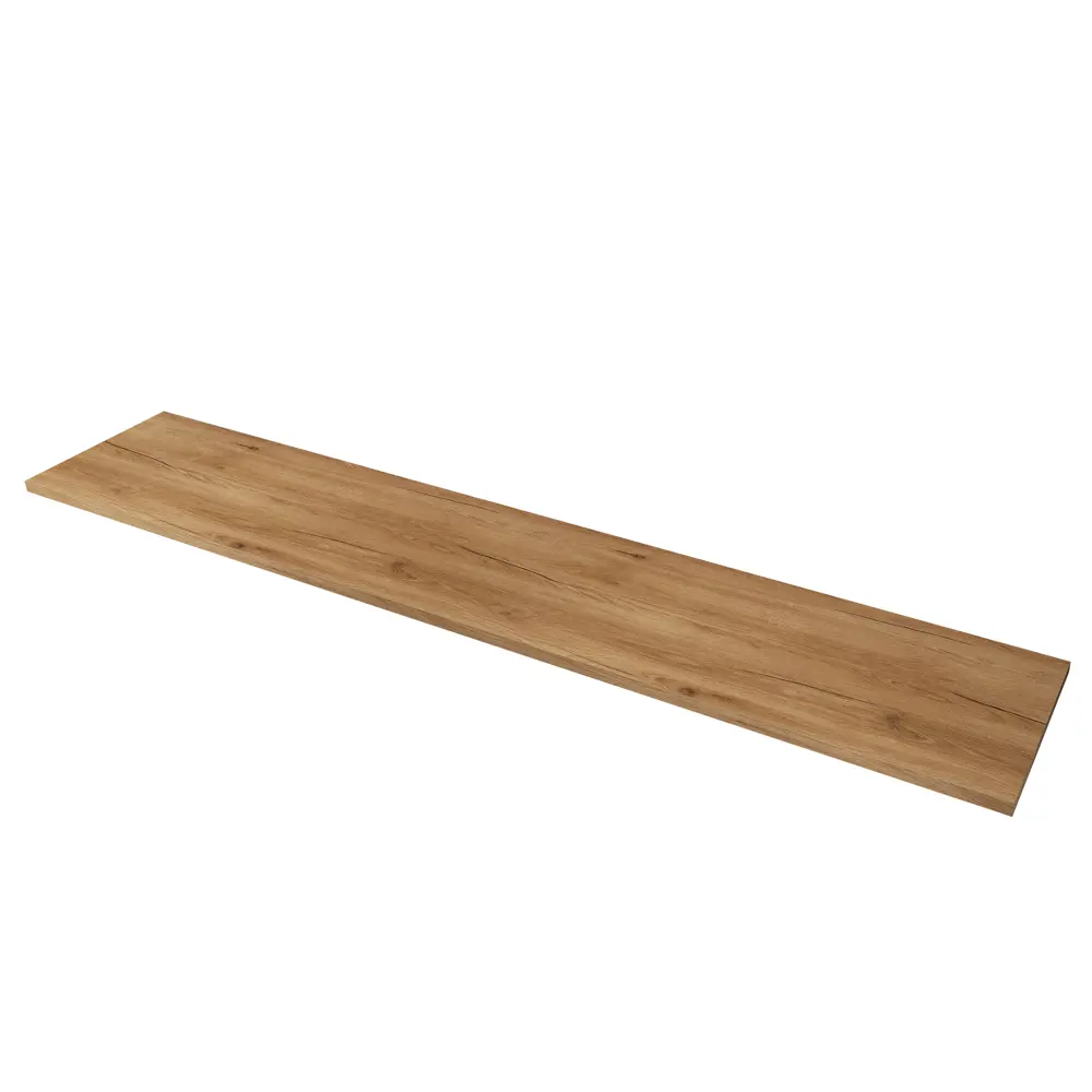 Столешница кухонная Slotex Верея 300x60x3.8 см ДСП цвет золотистое дерево DELINIA ДСП Постформинг STLM-2188963 - Вид №4