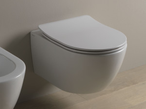 Керамический подвесной компактный туалет