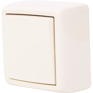Выключатель Reone 1 клавиша цвет слоновая кость