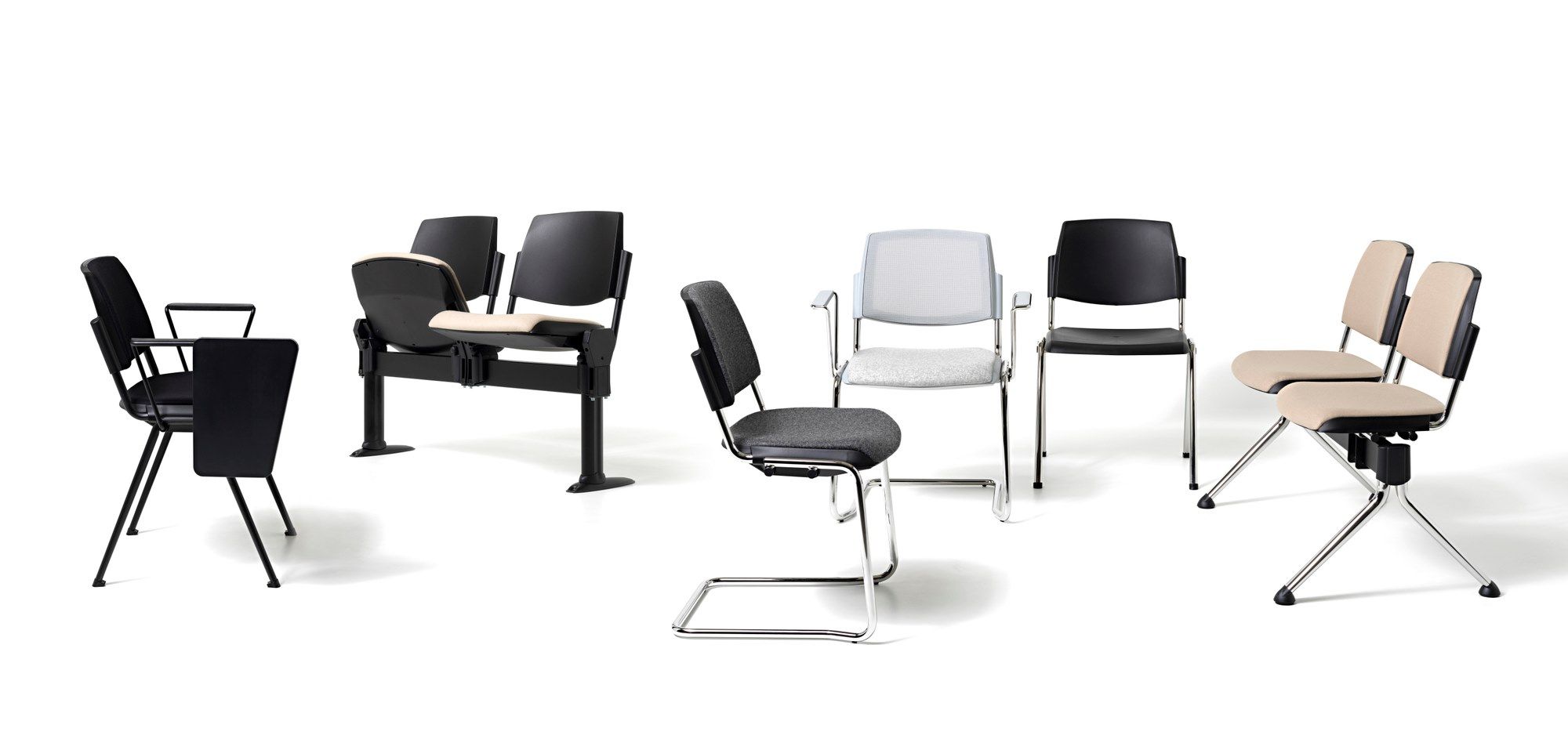 Стул для конференций из ткани с откидным верхом Diemme New Bonn ARCH-00039736 - Вид №5
