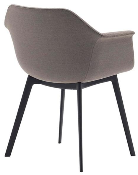 Andreu World Стул с обивкой и подлокотниками Gala So0720 - Вид №3