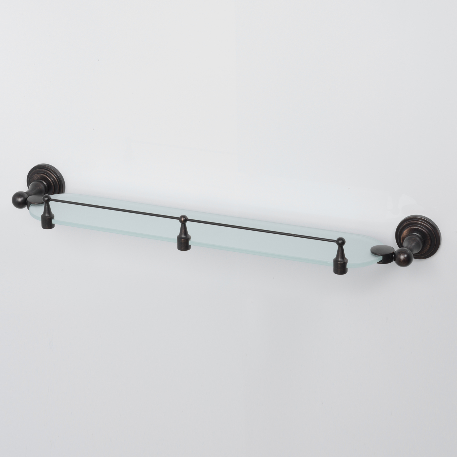 K-7344 Isar (ранее К-7324) Полка стеклянная с бортиком WasserKRAFT 