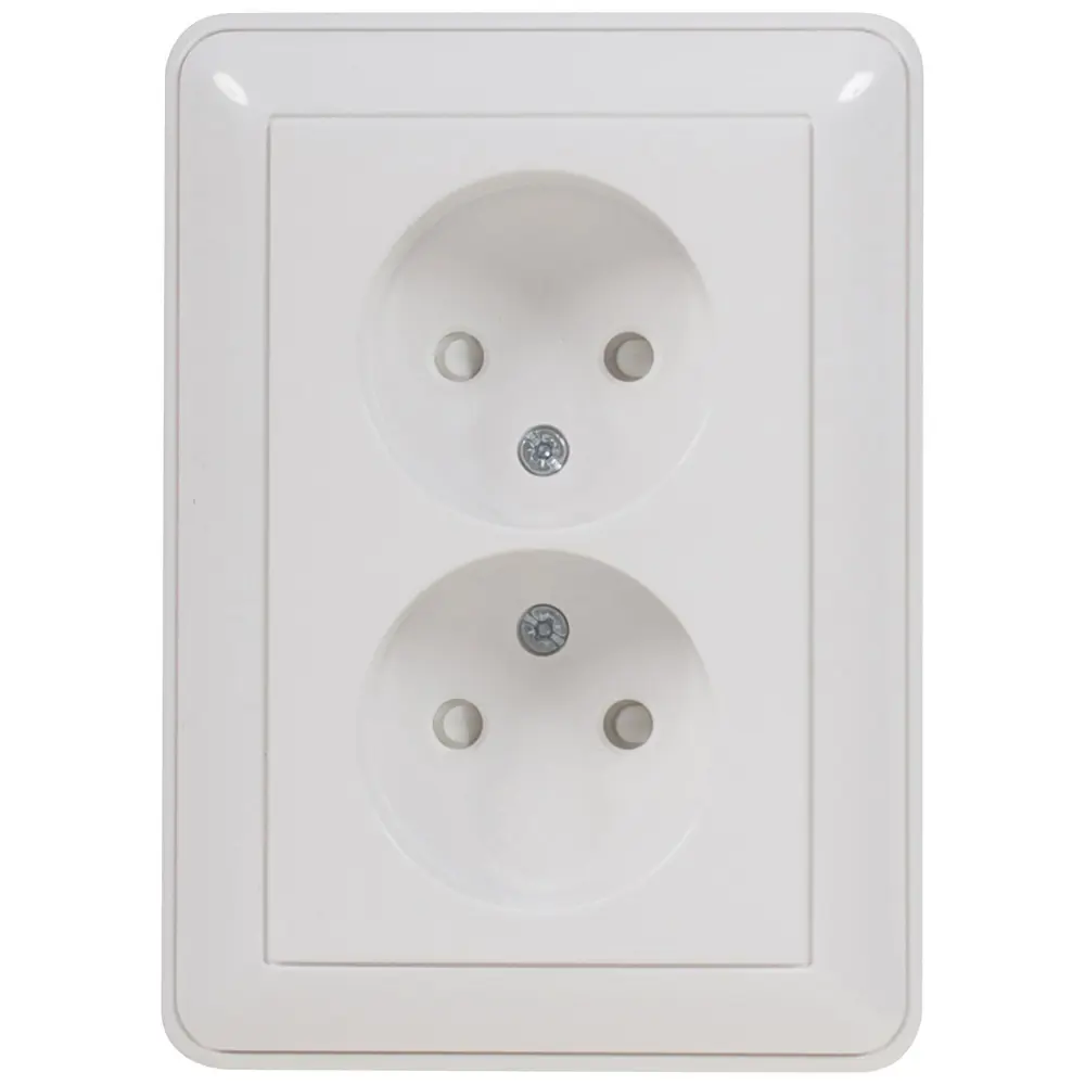 SYSTEME ELECTRIC Двойная розетка W59 со шторками безопасности 18799084 STLM-0012736