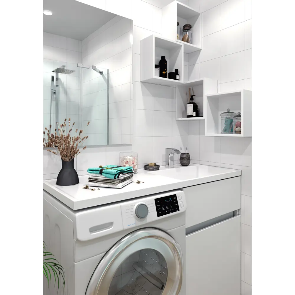 Каркас шкафа подвесного Sensea Смарт 30x30х15 см цвет белый 82407435 STLM-2063981  - Вид №5