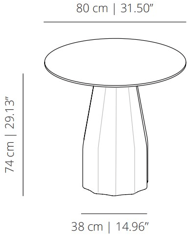 Viccarbe Круглый стол Burin sun-id-1487631 - Вид №5