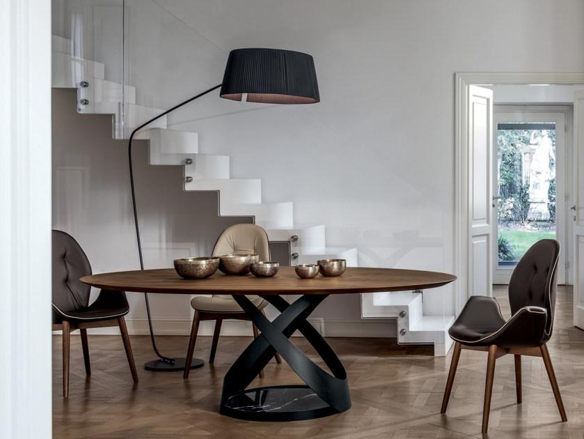 Tonin Casa Дуговая лампа в ткани Rivalto sun-id-1365112 - Вид №1