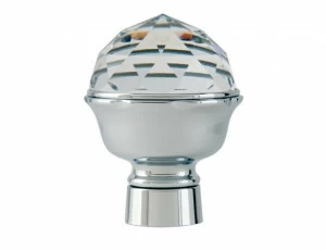 037245.C00.62 Комплект ручек душевой системы с кристаллами сваровски Сатин никель