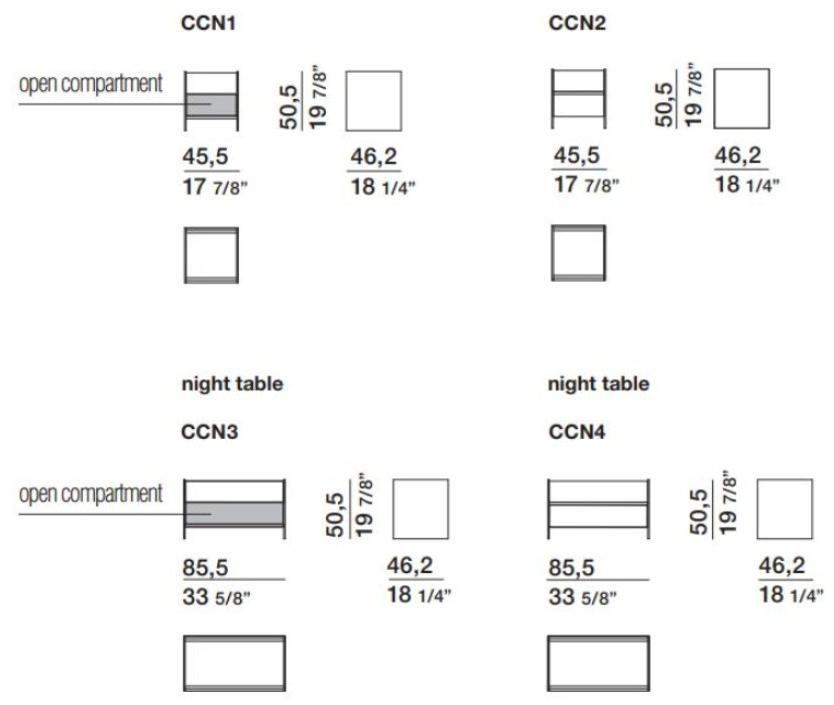 Molteni & C. Прямоугольная тумбочка с ящиками Casper sun-id-1385091 - Вид №5