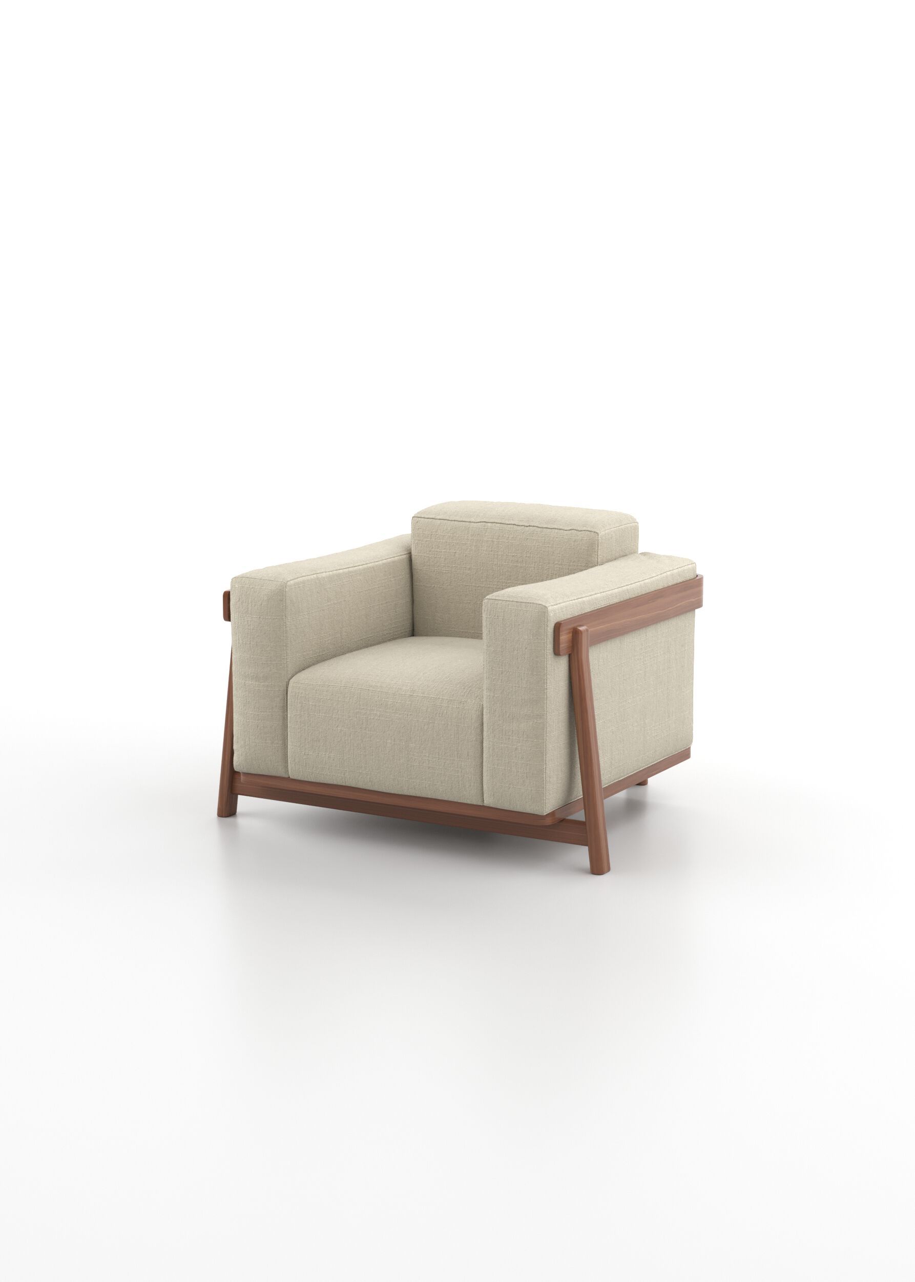 Тканевое кресло с подлокотниками Omelette Editions масала ARCH-00083986 - Вид №10