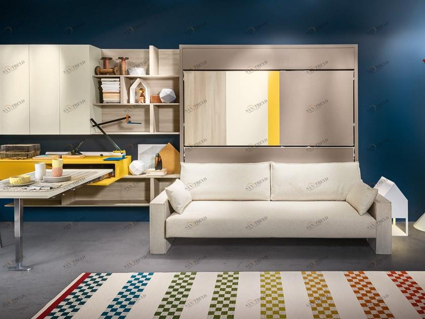 CLEI Оборудованная стенка с диваном Kali sun-id-1415655