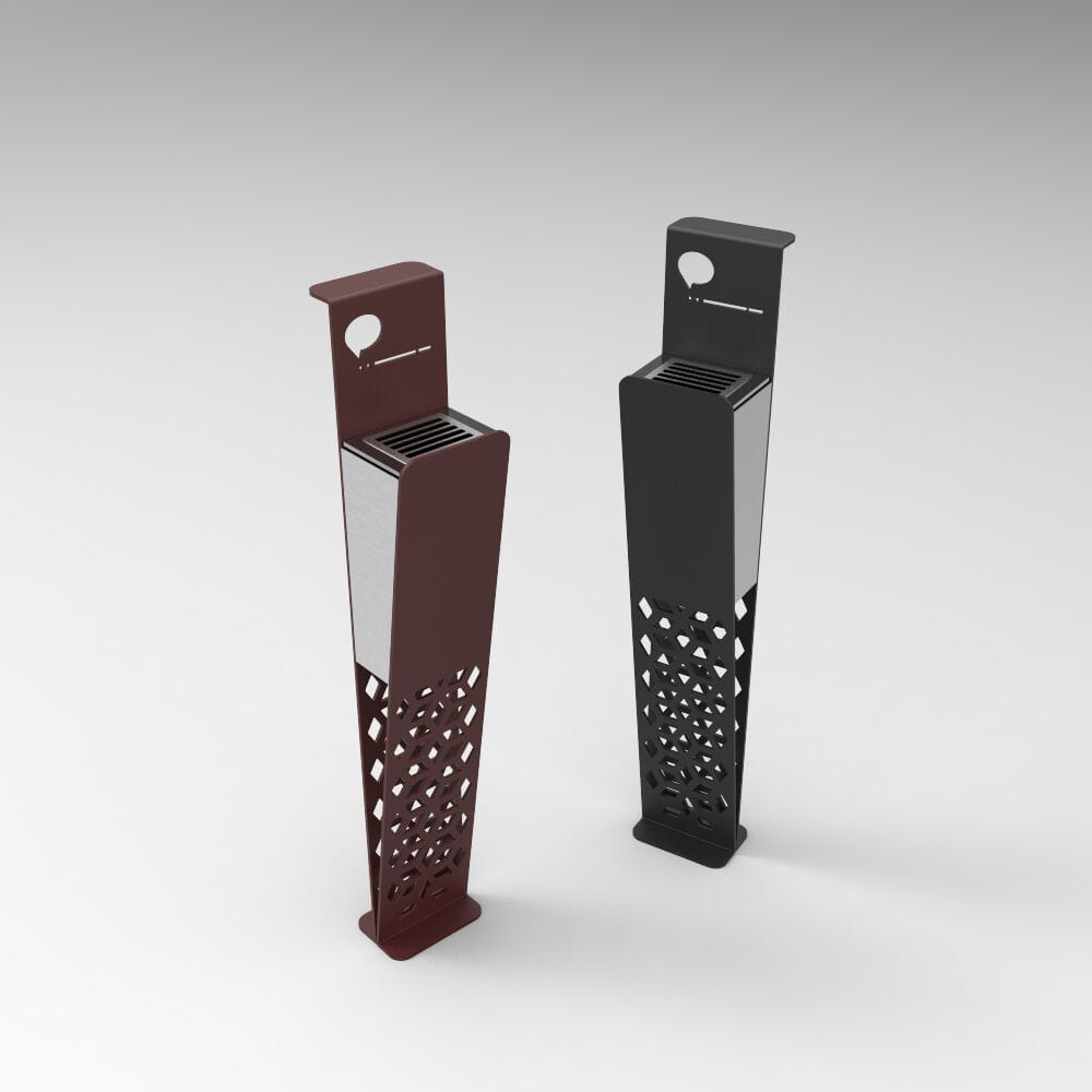 Металлическая напольная пепельница для общественных мест CITYSì GLAX ARCH-00132045 - Вид №2