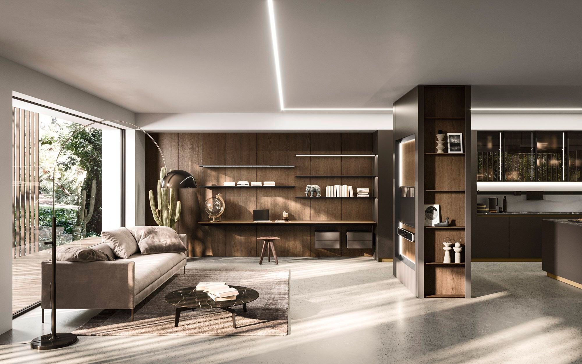 Деревянная обшивка Arrital BOISERIE PLANAR ARCH-00009046 - Вид №3