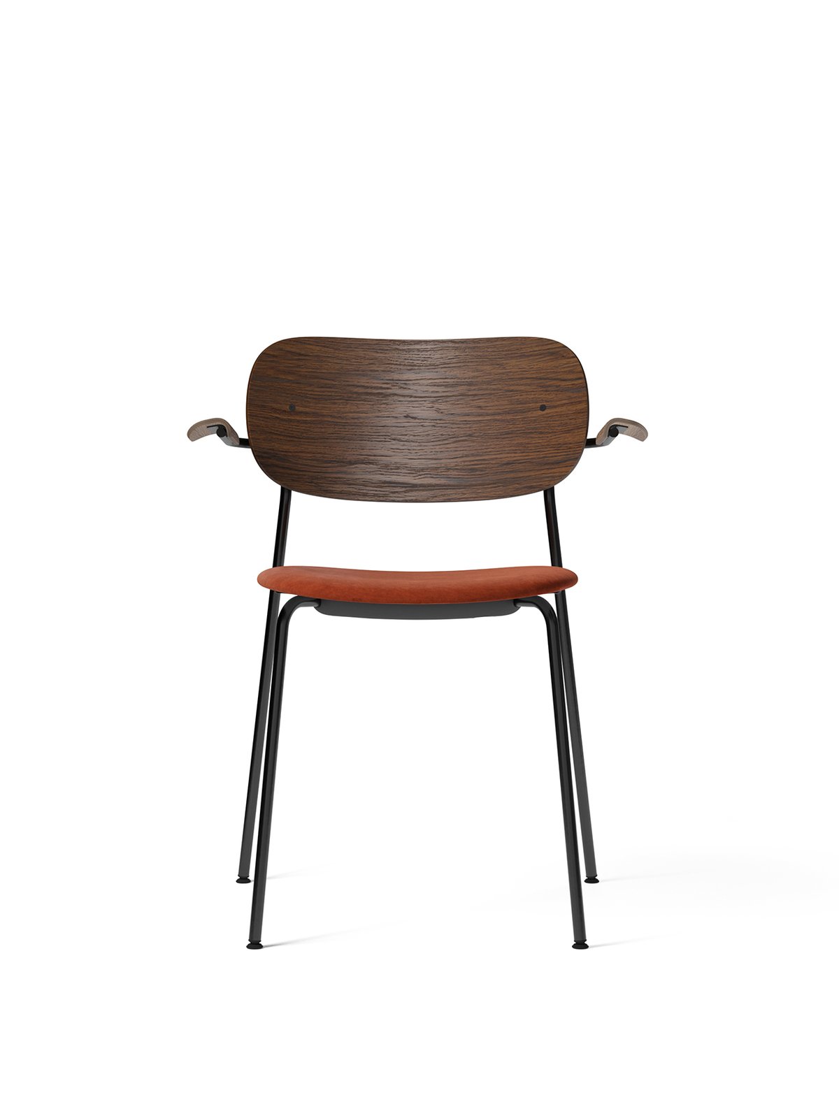 1165004-020300ZZ MENU Обеденный стул, мягкое сиденье с подлокотником, черный Дуб натуральный | Дакар - 0250  - Вид №6