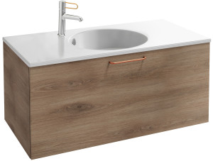 EB2513-R7-E10 Тумба под столешницу 90 см, 1 верхний ящик, хромированная ручка JACOB DELAFON ODÉON RIVE GAUCHE