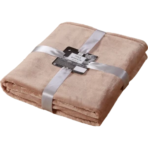 Плед Haramosh 180x200 см фланель цвет розовый 82667202 STLM-2173921