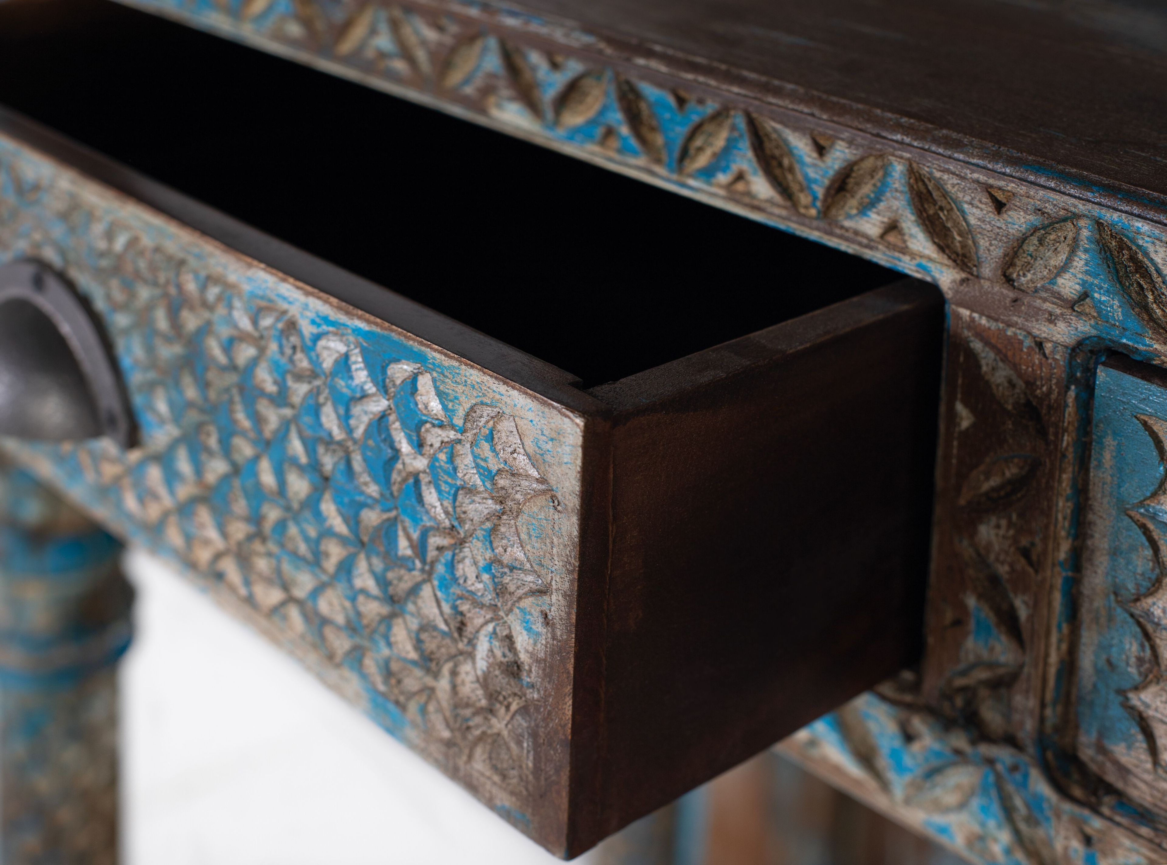 Полка из манго с ящиками Giner y Colomer 1830 ARCH-00001807 - Вид №1