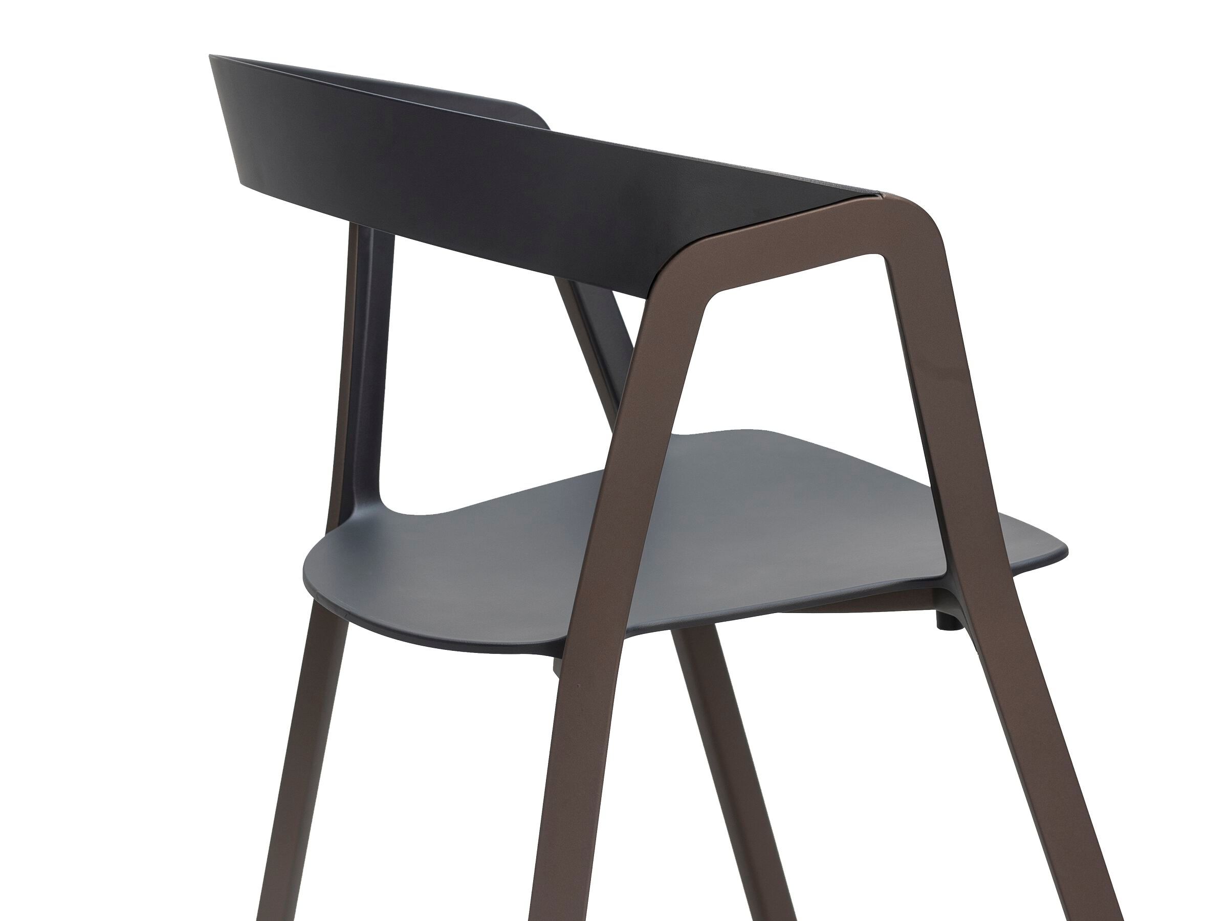 Стул из полипропилена с мягким сиденьем Kristalia Compas ARCH-00100536 - Вид №1