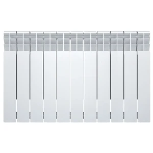 Радиатор секционный Monlan Bimetal 500/80 11 секций боковое подключение биметалл белый