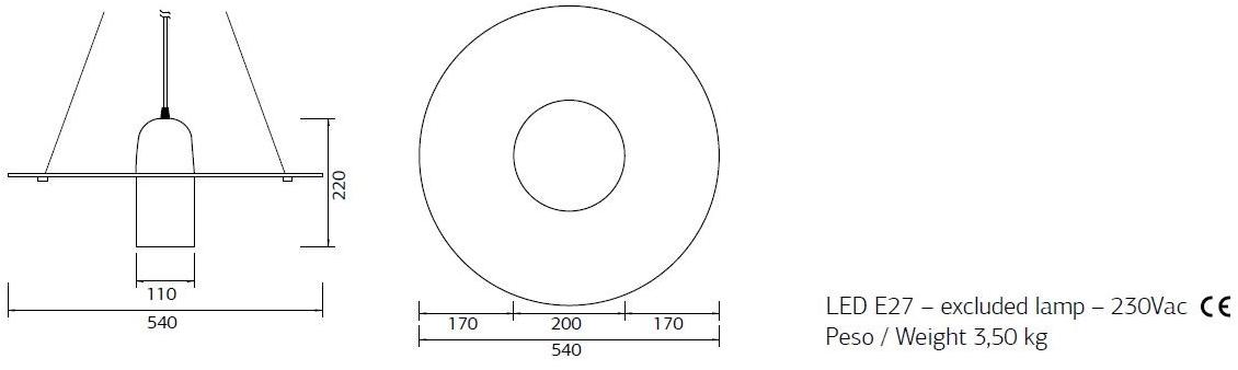 ENGI Подвесной светильник из стекла ручной работы  Enau/enlv  - Вид №5