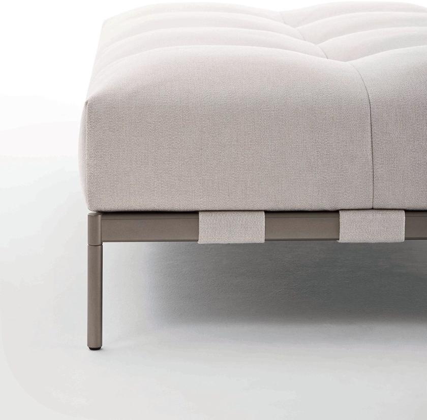 Saba Italia Садовая кровать из ткани Pixel light sun-id-1367869 - Вид №2