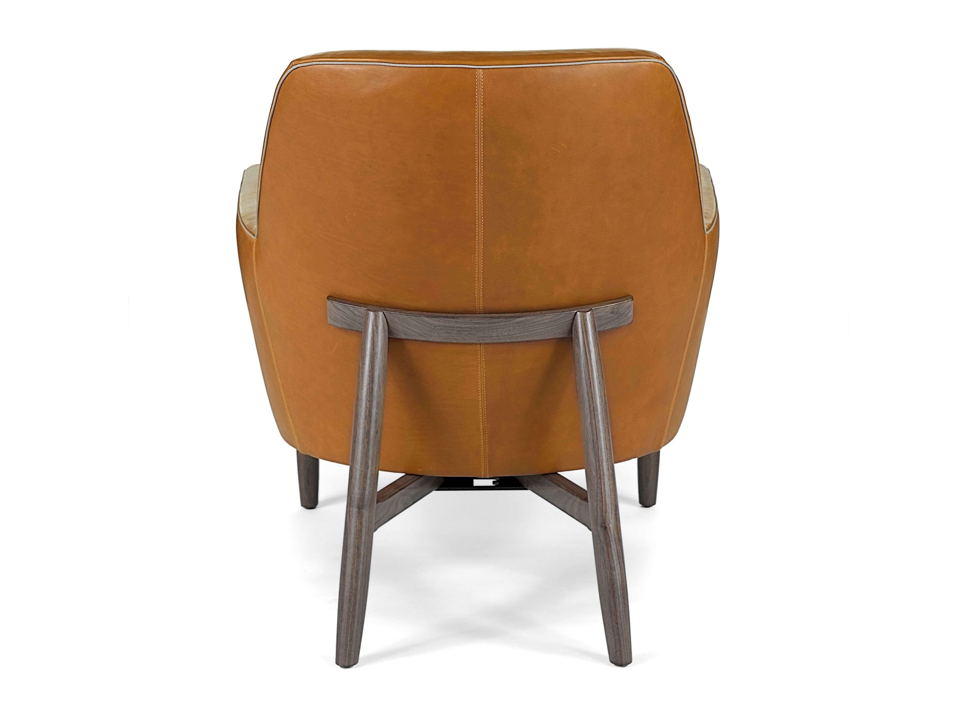 Кожаное кресло с подлокотниками Borzalino EVE PLUS ARCH-00073617 - Вид №2