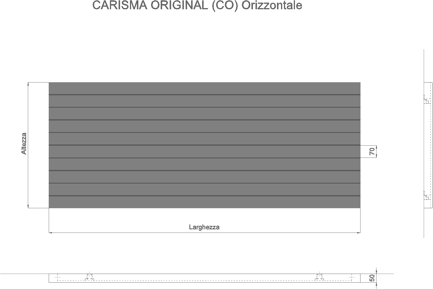 Geber Radiatori Низкотемпературный горизонтальный настенный радиатор Carisma original® sun-id-1431614 - Вид №9