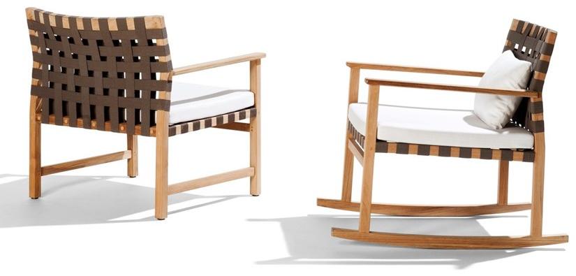 TRIBÙ Садовое кресло с подлокотниками Vis à vis 01712 - Вид №2