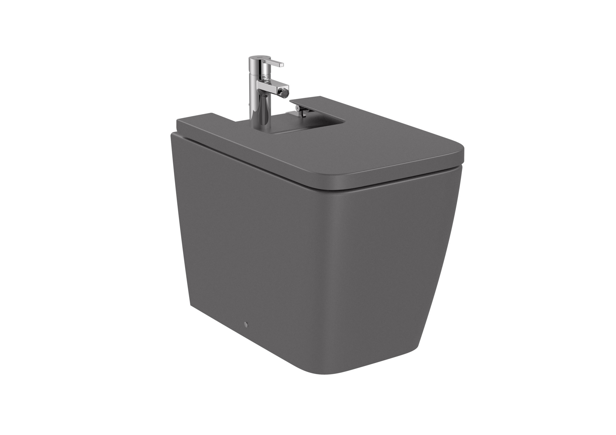 AZ57531640 SQUARE - Биде пристенный с мягкой крышкой ROCA Inspira 