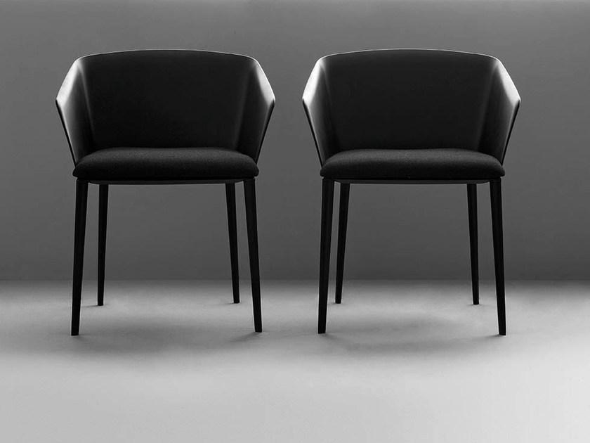 Zanotta Кресло с подлокотниками из полипропилена, стальные ножки Liza sun-id-1469042 - Вид №2