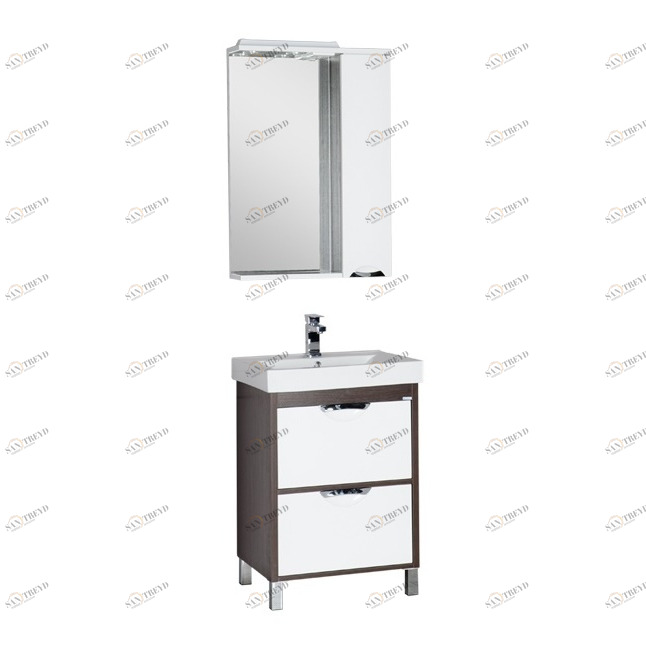 Комплект мебели Aquanet Гретта 60 венге (2 ящика) 00172213