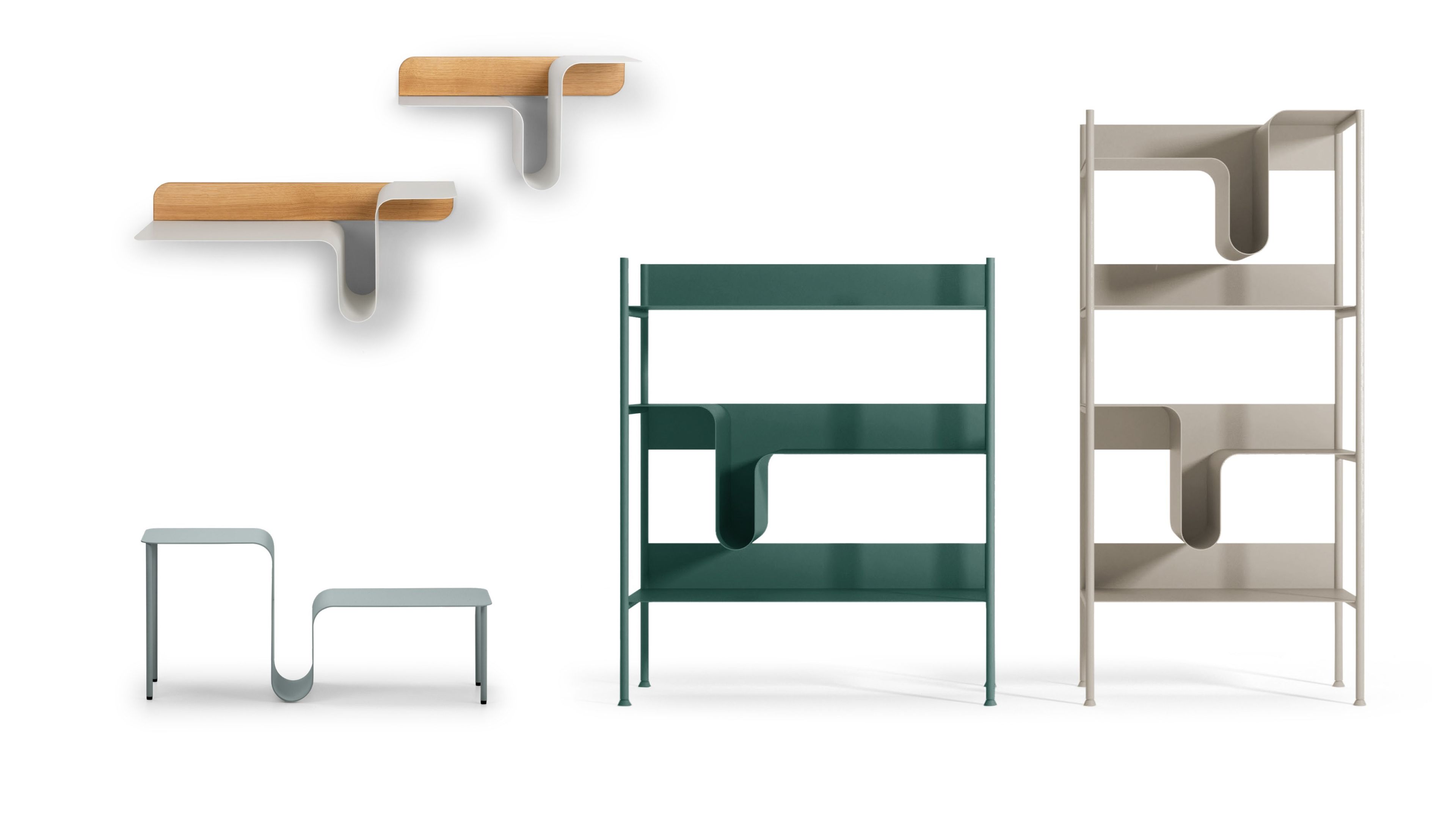 Журнальный столик из листового металла с журнальной стойкой True Design ARCH-00059376 - Вид №5