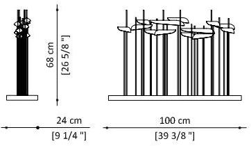 Paolo Castelli Настольная лампа из латуни ручной работы Anodine sun-id-1402326 - Вид №7