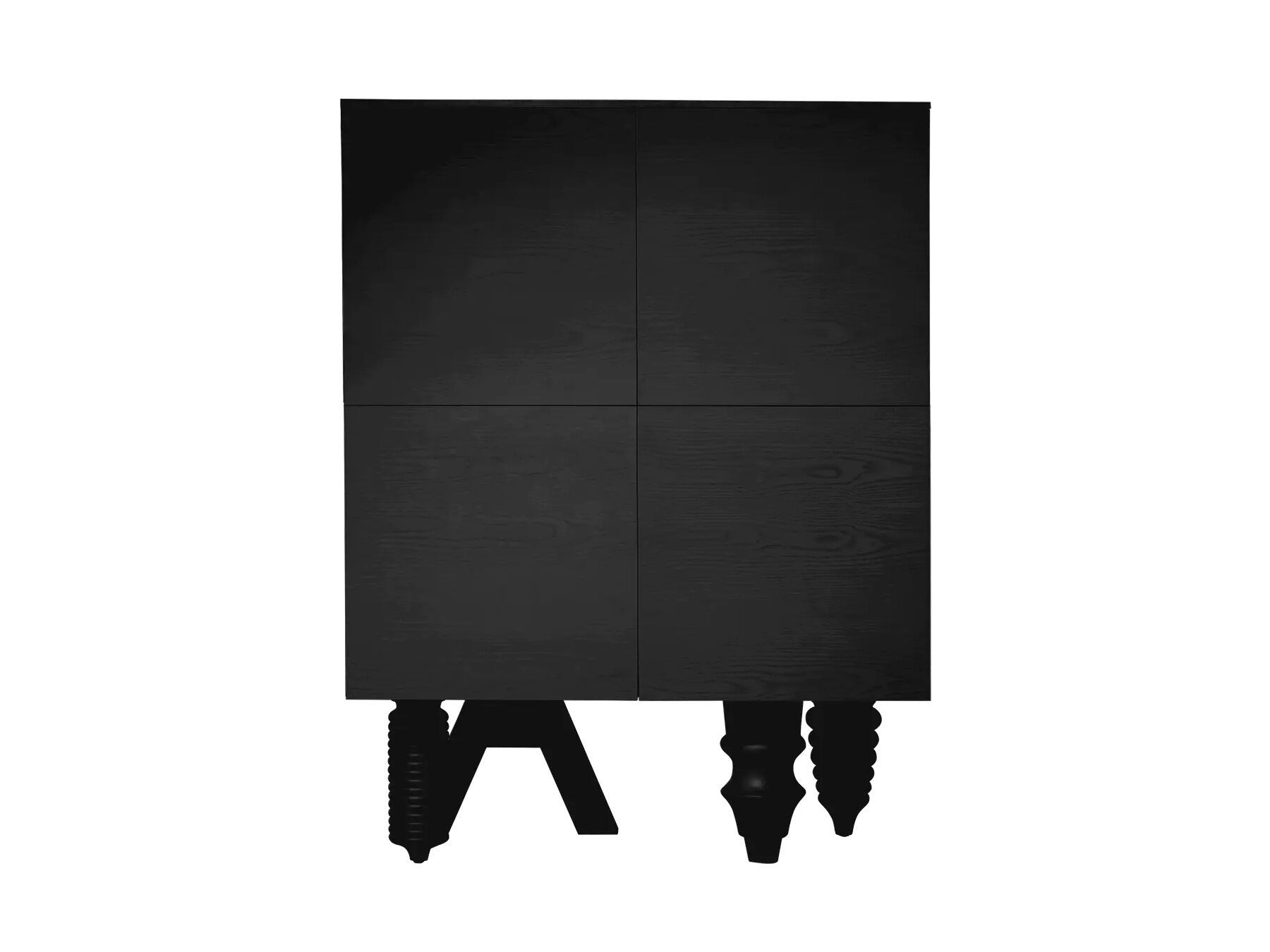 Шкаф из шпона ясеня с распашными дверцами BD Barcelona Multileg ARCH-00079400 - Вид №3