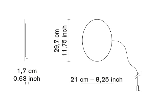Светодиодный настенный светильник из нержавеющей стали valerie_objects закаты ARCH-00118654 - Вид №5