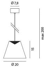 Rotaliana Светодиодный подвесной светильник из поликарбоната Dina sun-id-1499492 - Вид №3
