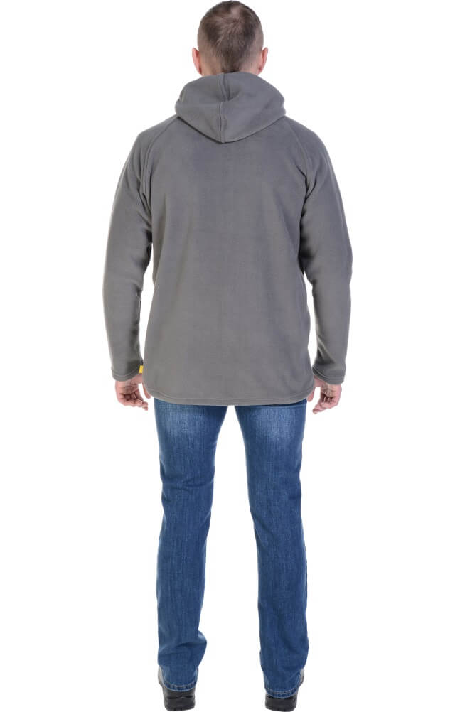 61242 Толстовка флисовая с капюшоном темно-серая  Одежда для промоакций  размер 40-42/182-188 Спецодежда  - Вид №5
