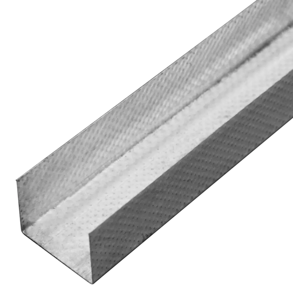 Профиль направляющий (ПН-2) Албес Strong рифленый 0.5 мм 50х40х3000 мм STLM-2134089