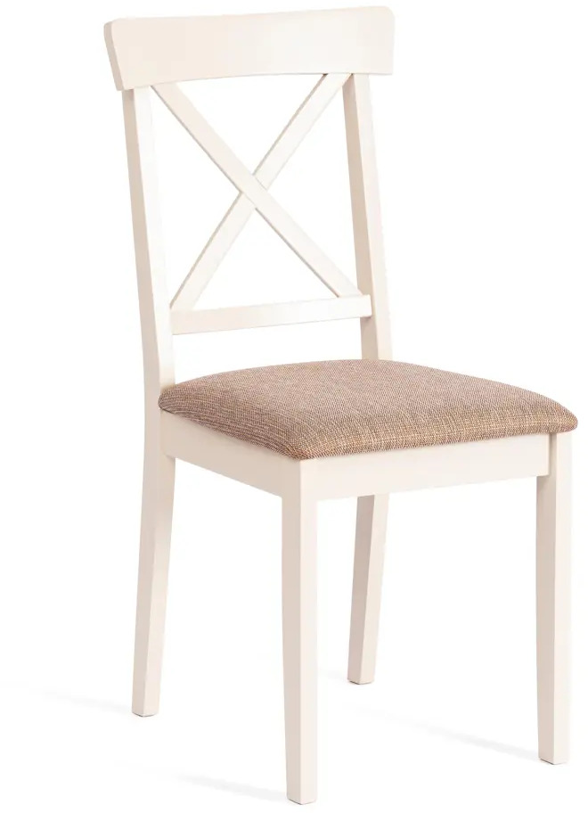 91517329 Стул Tetchair Гольфи 94x41x45 см ткань цвет слоновая кость STLM-0871787