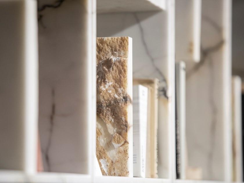 SAGEVAN MARMI Отдельностоящий книжный шкаф из скульптурного мрамора Marble experience sun-id-1408904 - Вид №3