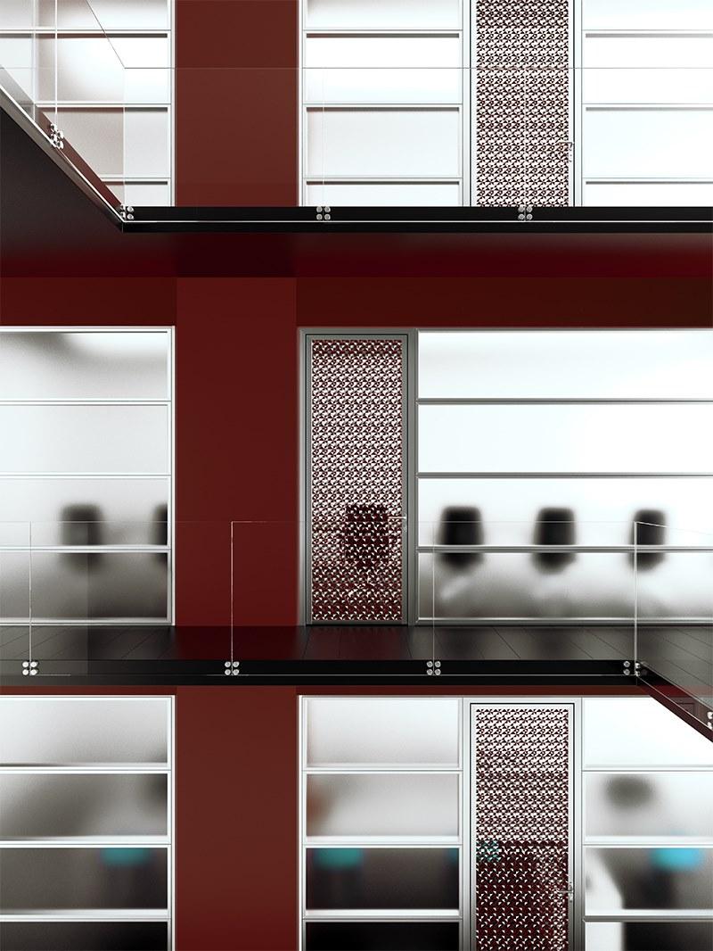 MASCAGNI Мобильная стена из алюминия и стекла для офиса Allinone sun-id-1370513 - Вид №24