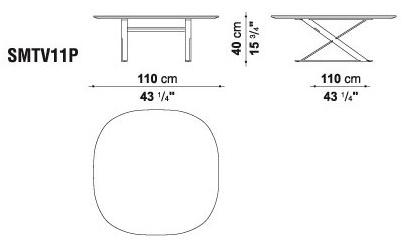 Maxalto Журнальный столик / поднос Pathos sun-id-1384209 - Вид №7