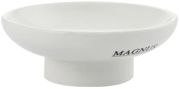 91020460 Мыльница Magnus Сан-АВК-85004-C керамика цвет белый STLM-0992998