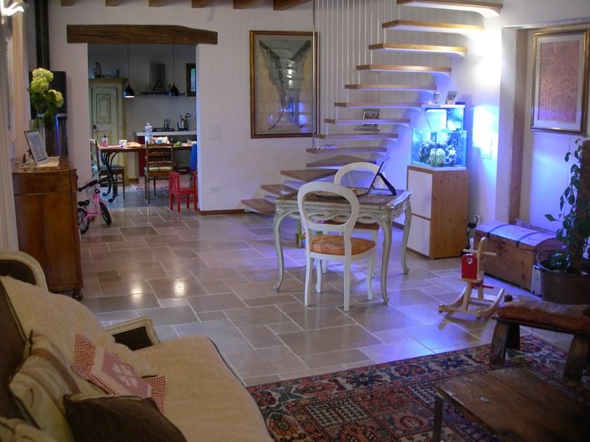 Naturalmente Puglia Морозостойкий пол из камня Трани для внутренних и наружных работ  026  - Вид №2