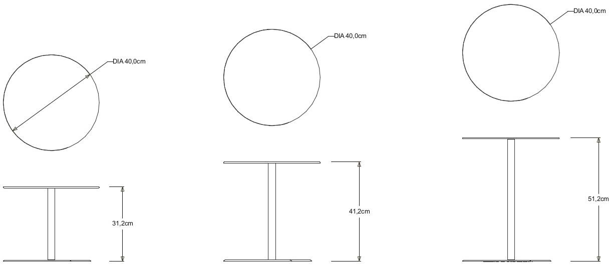 TRIBÙ Круглый садовый столик  D5026  - Вид №4