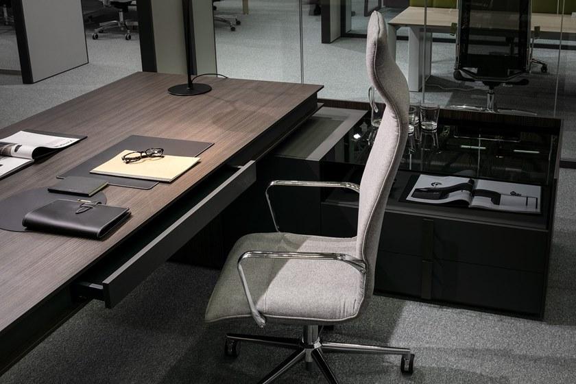 CUF Milano Рабочий стол из ламината со стеклянным столом Vittoria Vi 02 + vi ta 60 - Вид №2