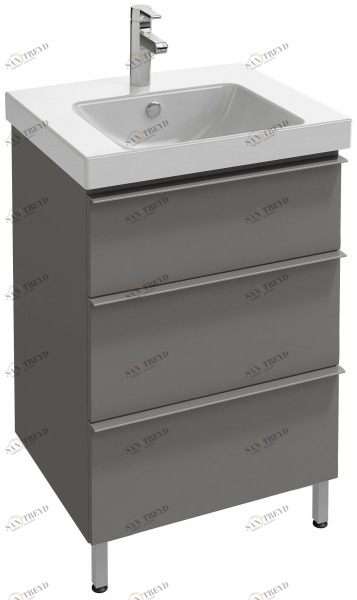 EB990-F90 Мебель для раковины-столешницы 60 см, 3 выдвижных ящика Jacobdelafon ODEON UP Santreyd