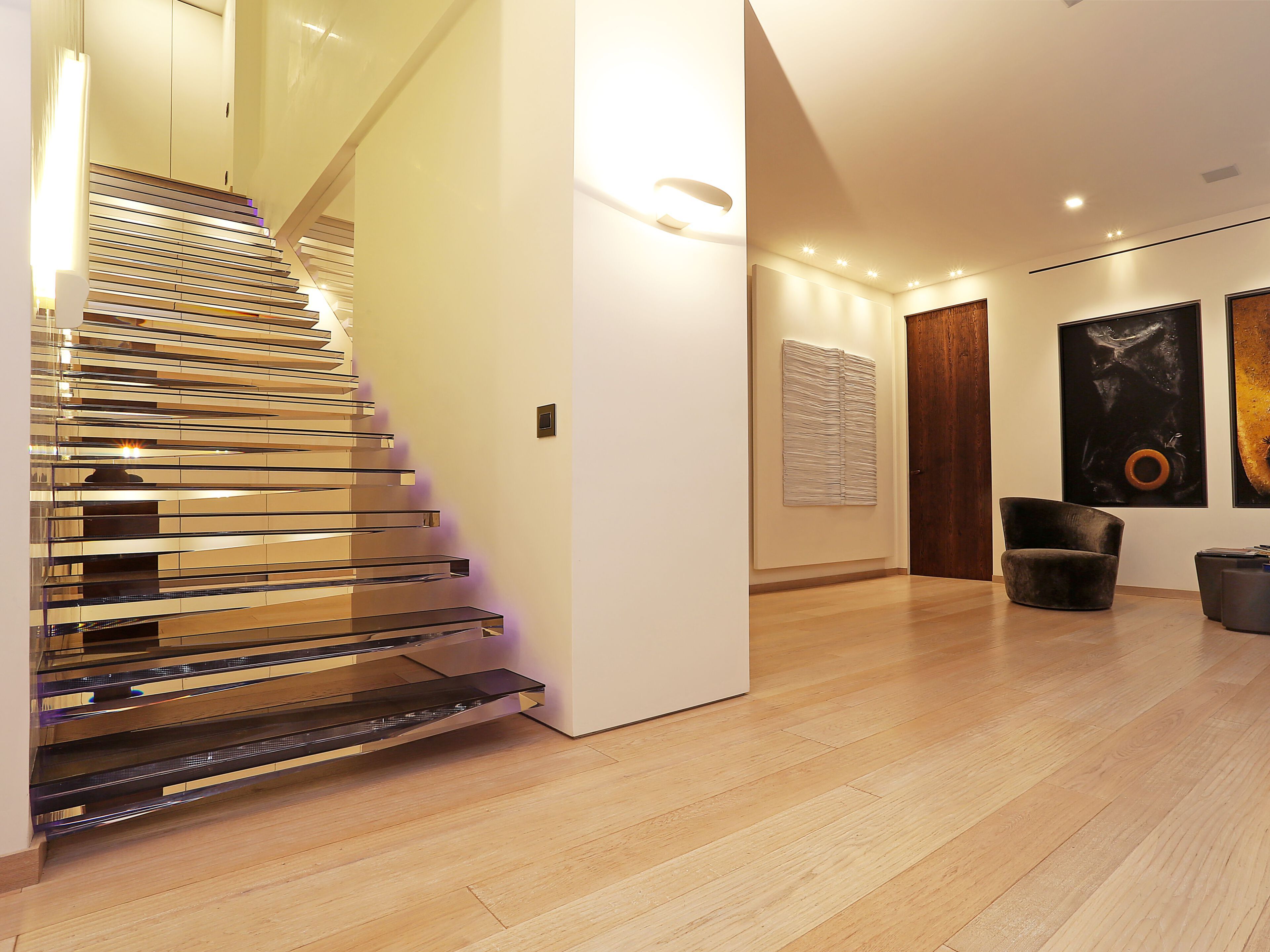 Акриловая консольная лестница Siller Treppen SPACE DIAMOND 1 ARCH-00085121