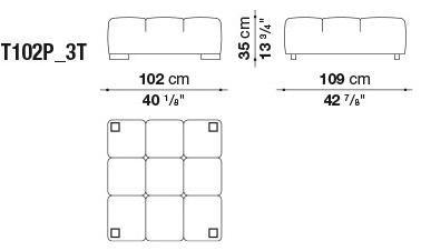 B&B Italia Модульный секционный диван Tufty time sun-id-1414316 - Вид №10