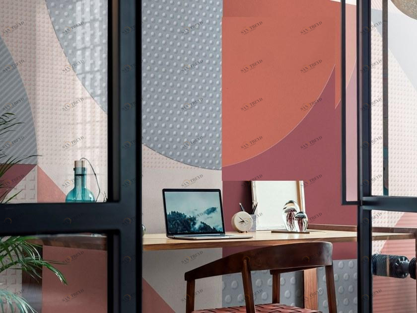 Tecnografica Геометрические флизелиновые обои Collezioni d'arte sun-id-1373203